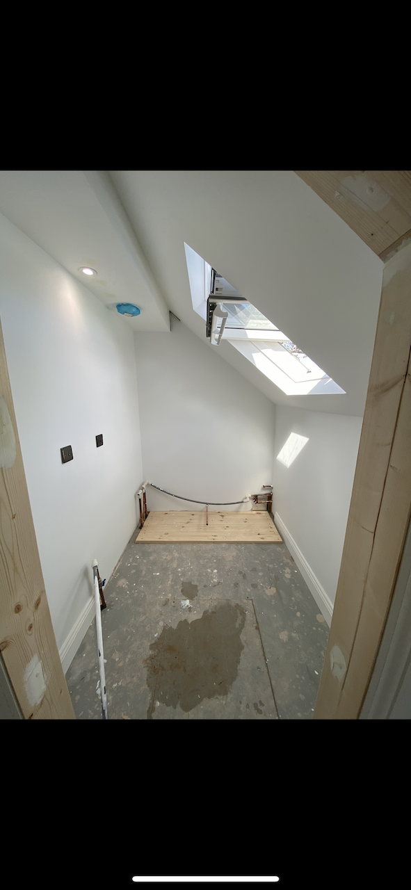 Empty plant room before installation